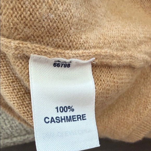Preview International Soft Tan Cardigan100% cashmere - Picture 9 of 15